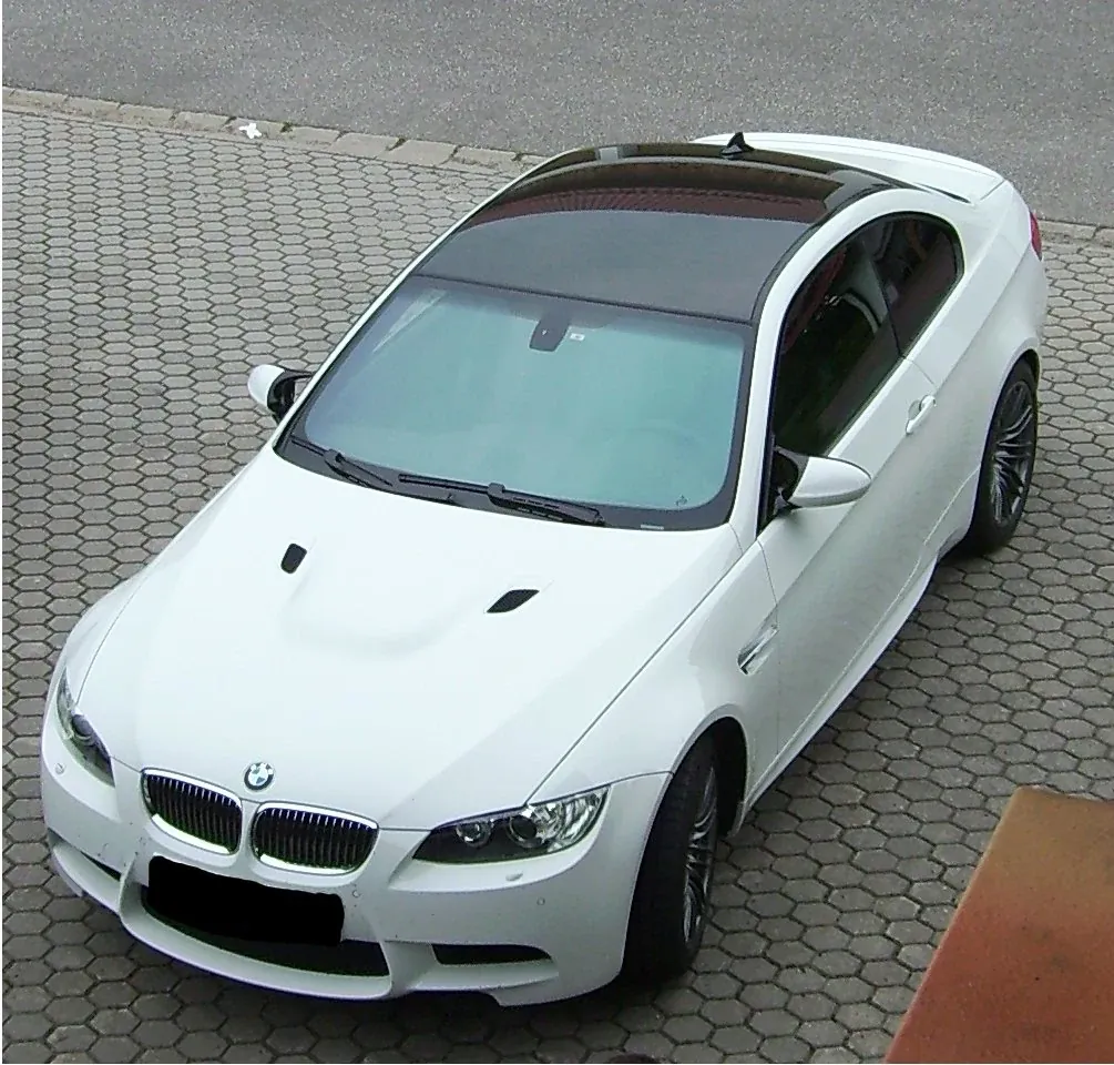 BMW M3 · Elevated three-quarter