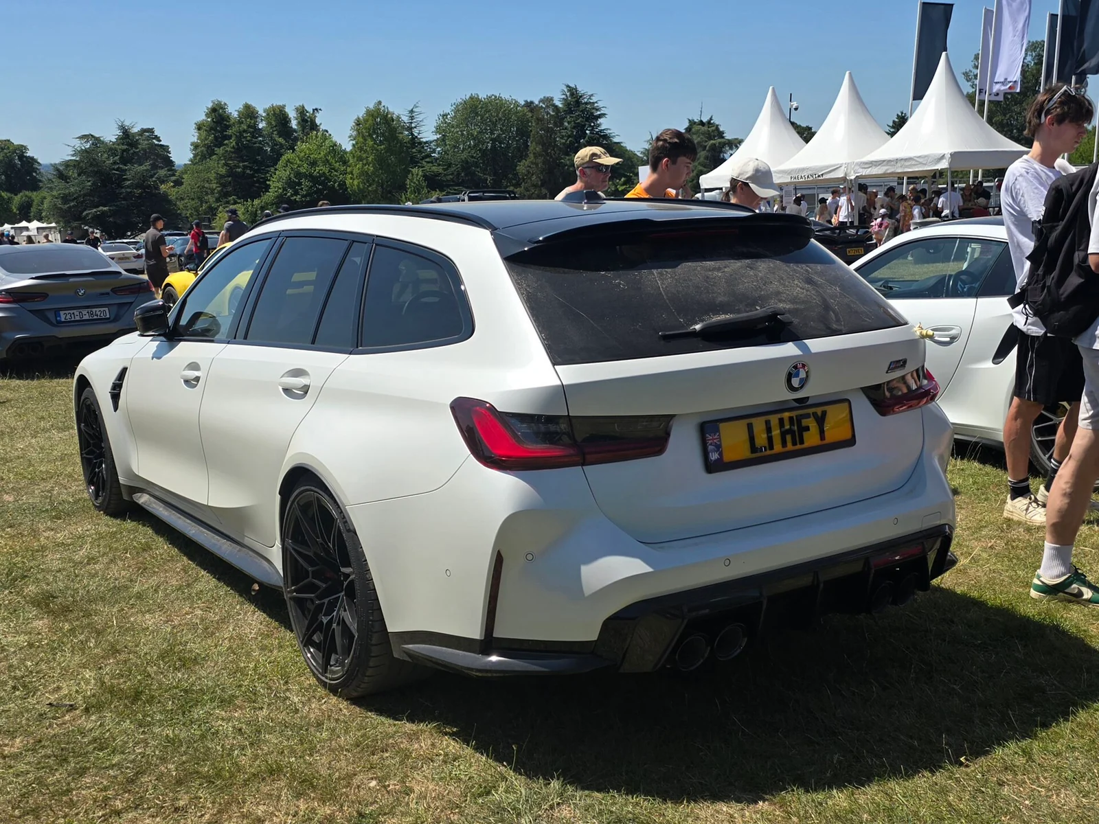 BMW M3 Competition Touring · Rear three-quarter